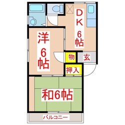 コーポ奥野の物件間取画像